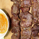 Livraison de viande grillée en t'en que Auto entrepreneur<br />La personne qui travaille dans son compte